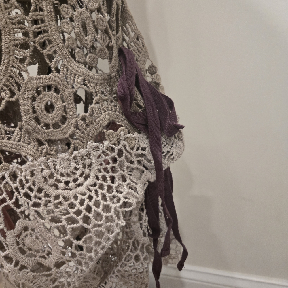 ✨2 LEFT - NEW Jaded Gypsy Endless Love Bohemian Lace & Crochet Pants - Picture 6 of 7